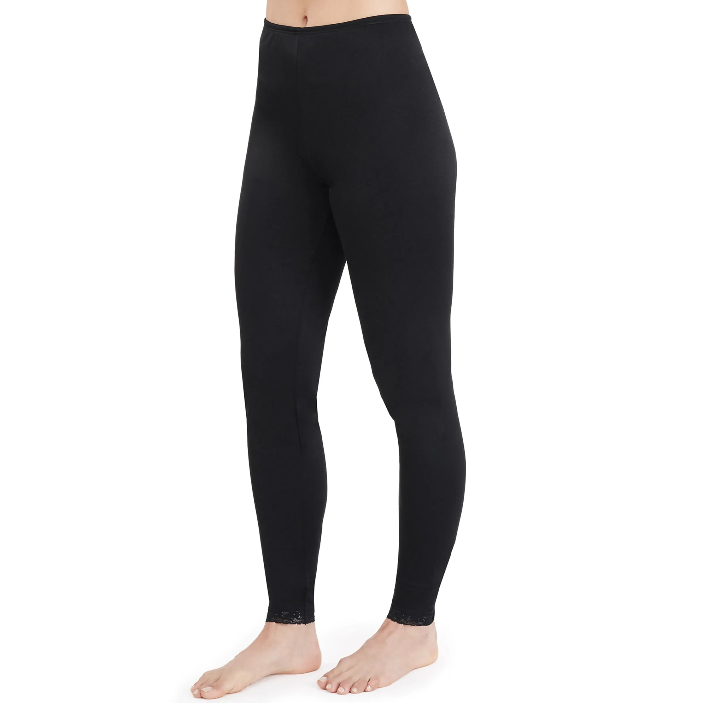 Hot Softwear Lace Edge Legging Women Bottoms
