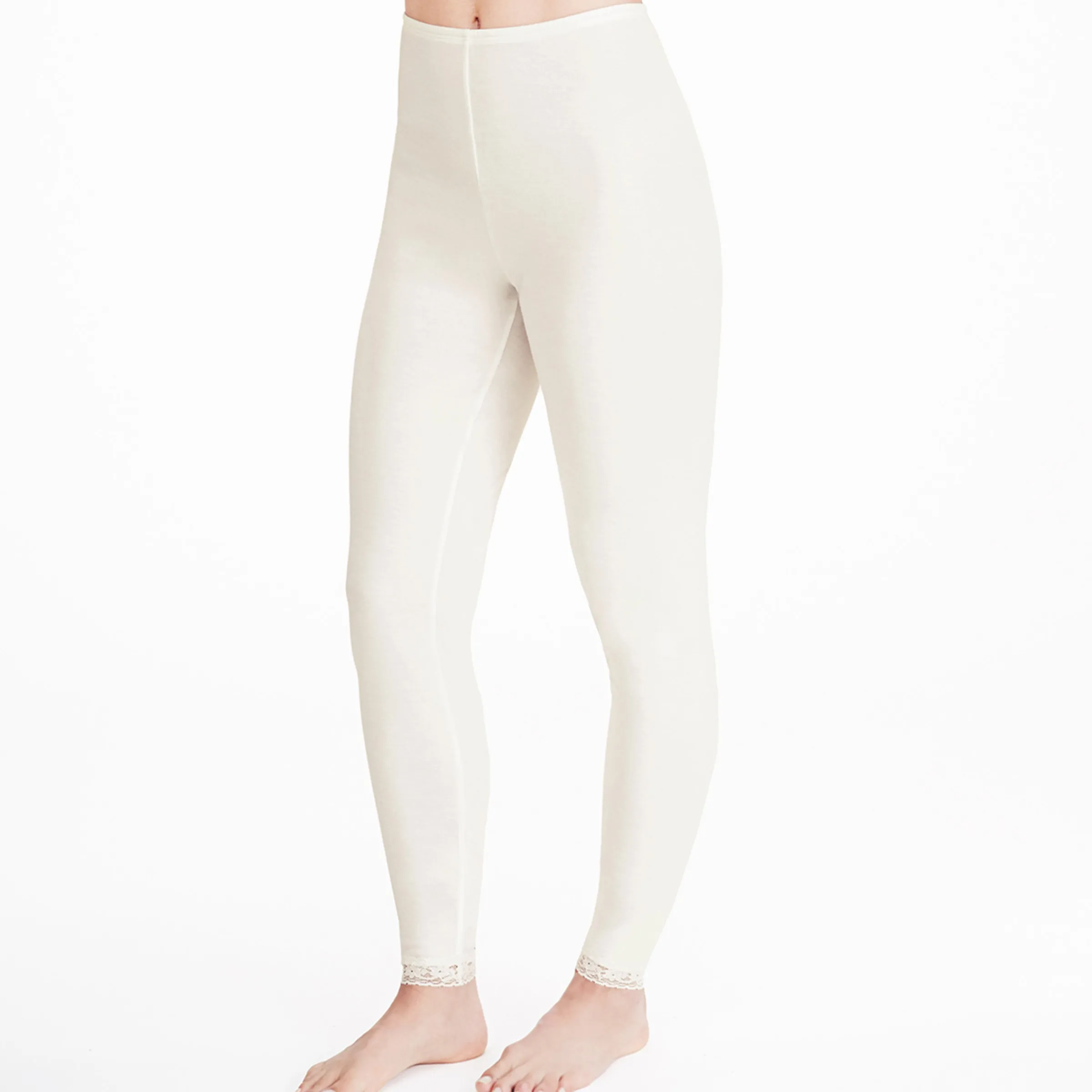Hot Softwear Lace Edge Legging Women Bottoms