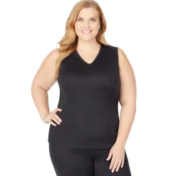 Clearance Softwear Lace Edge V-Neck Tank PLUS Women Plus Size|Camis + Tanks + Tees