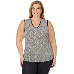 Clearance Softwear Lace Edge V-Neck Tank PLUS Women Plus Size|Camis + Tanks + Tees