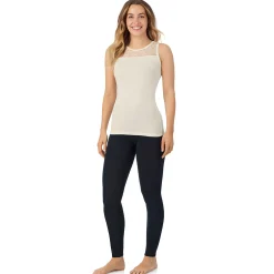 Clearance Softwear With Stretch Crew Neck Tank With Lace Women Camis + Tanks + Tees