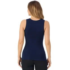 Clearance Softwear With Stretch Crew Neck Tank With Lace Women Camis + Tanks + Tees