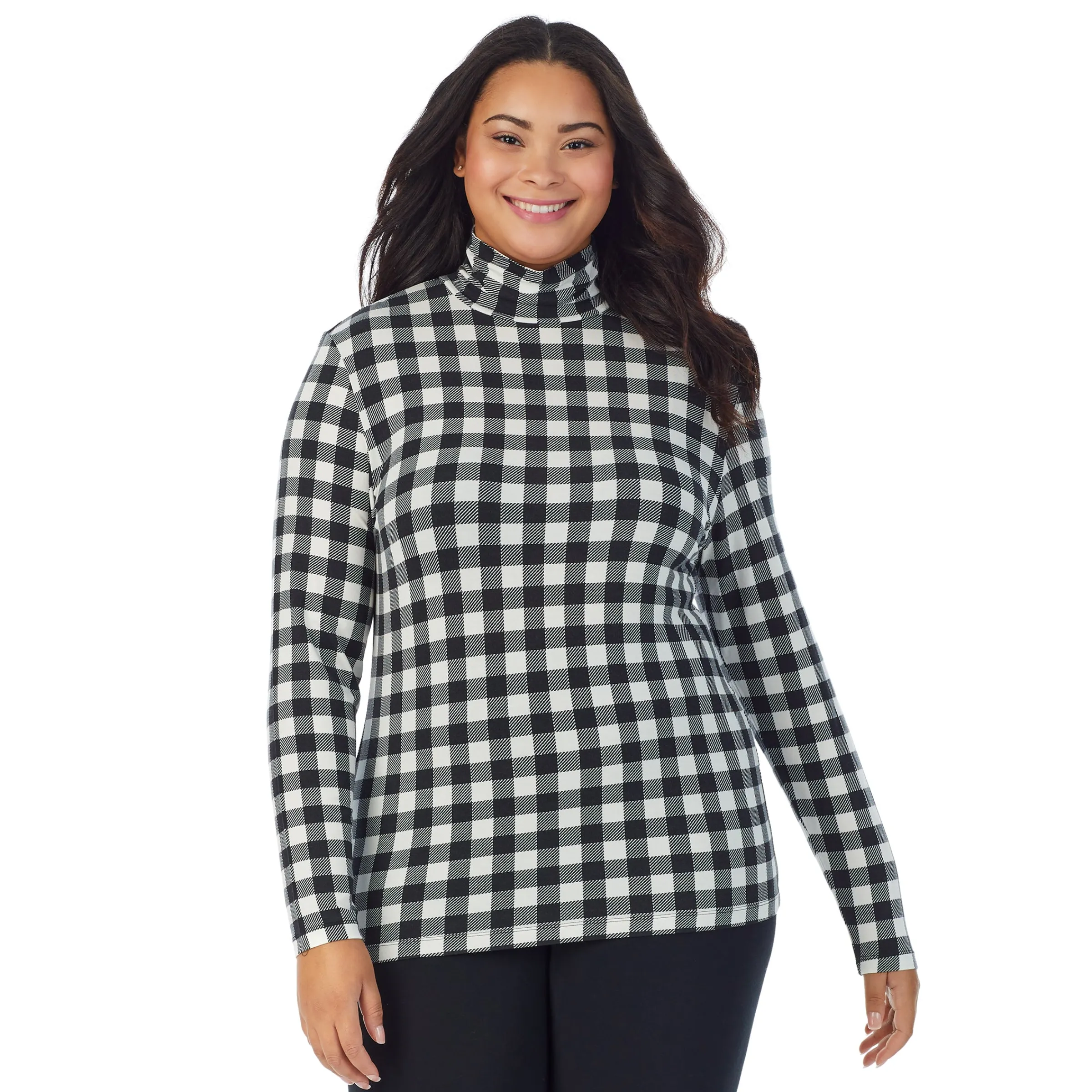 Best Softwear With Stretch Long Sleeve Turtleneck PLUS Women Plus Size|Long Sleeves