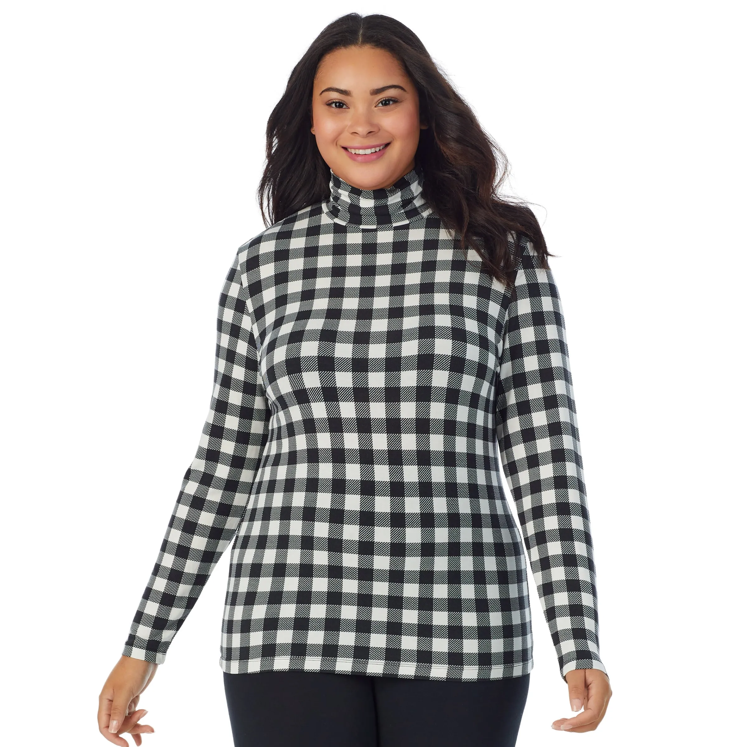 Best Softwear With Stretch Long Sleeve Turtleneck PLUS Women Plus Size|Long Sleeves