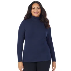 Best Softwear With Stretch Long Sleeve Turtleneck PLUS Women Plus Size|Long Sleeves