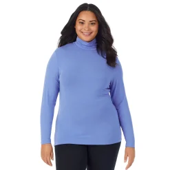 Best Softwear With Stretch Long Sleeve Turtleneck PLUS Women Plus Size|Long Sleeves