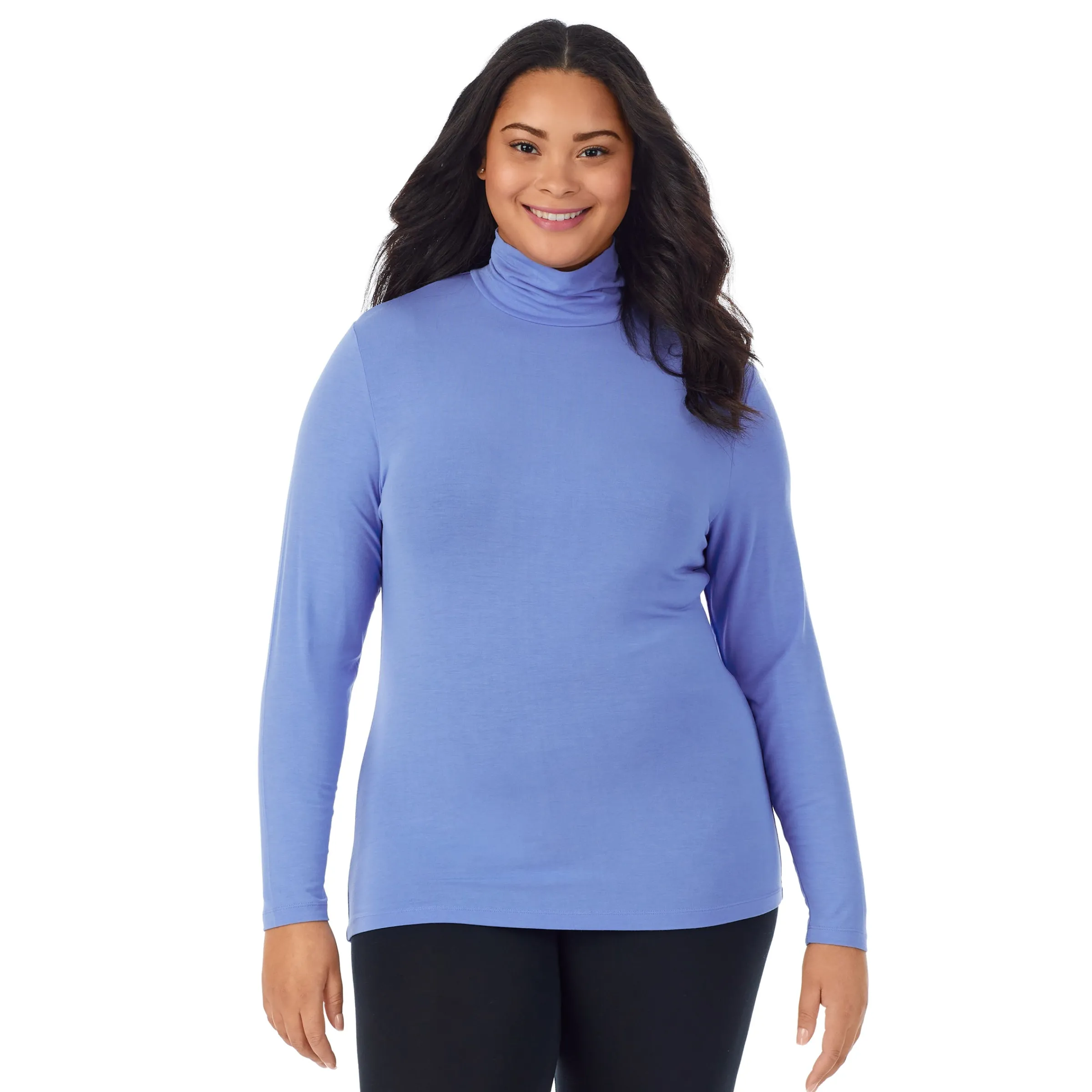 Best Softwear With Stretch Long Sleeve Turtleneck PLUS Women Plus Size|Long Sleeves