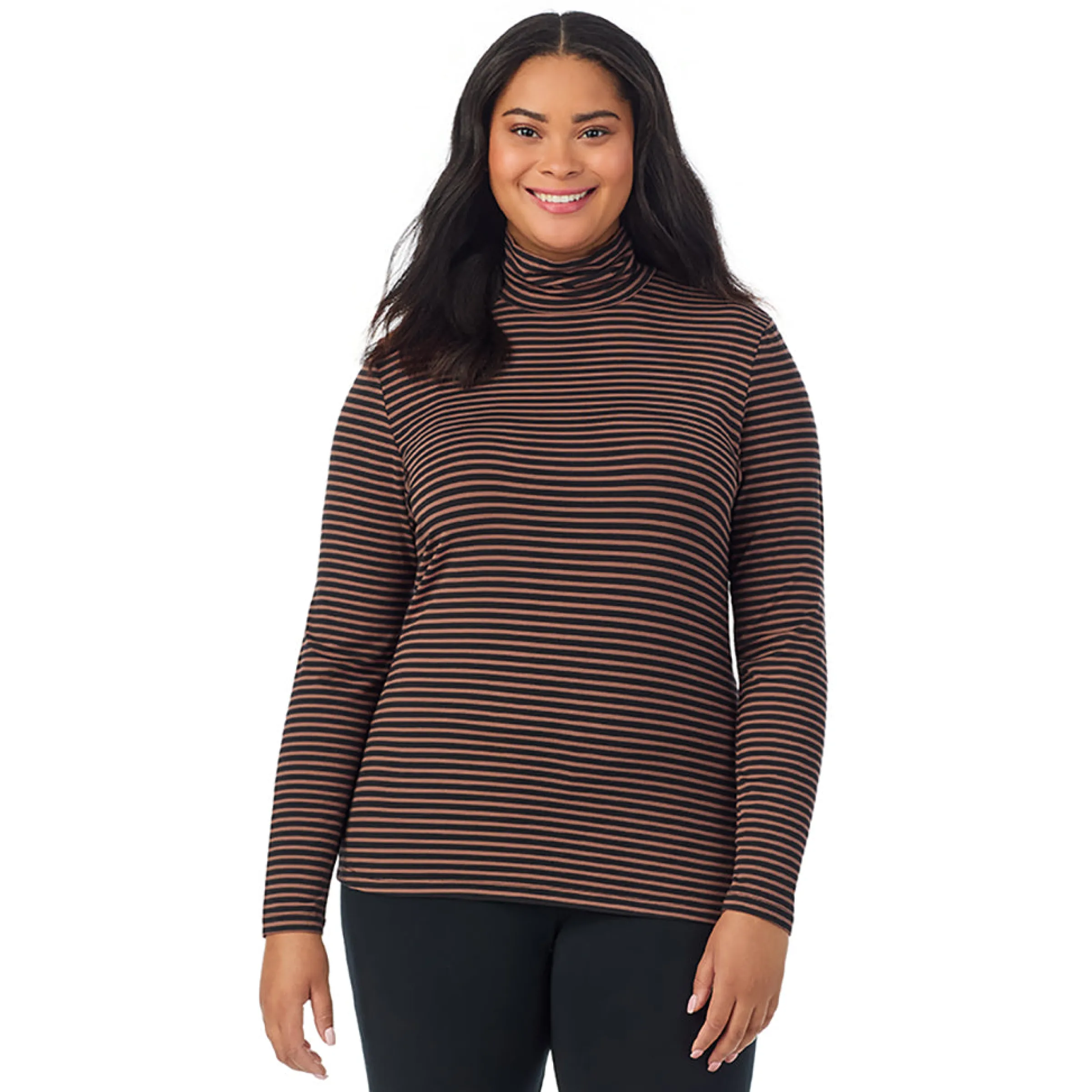 Best Softwear With Stretch Long Sleeve Turtleneck PLUS Women Plus Size|Long Sleeves