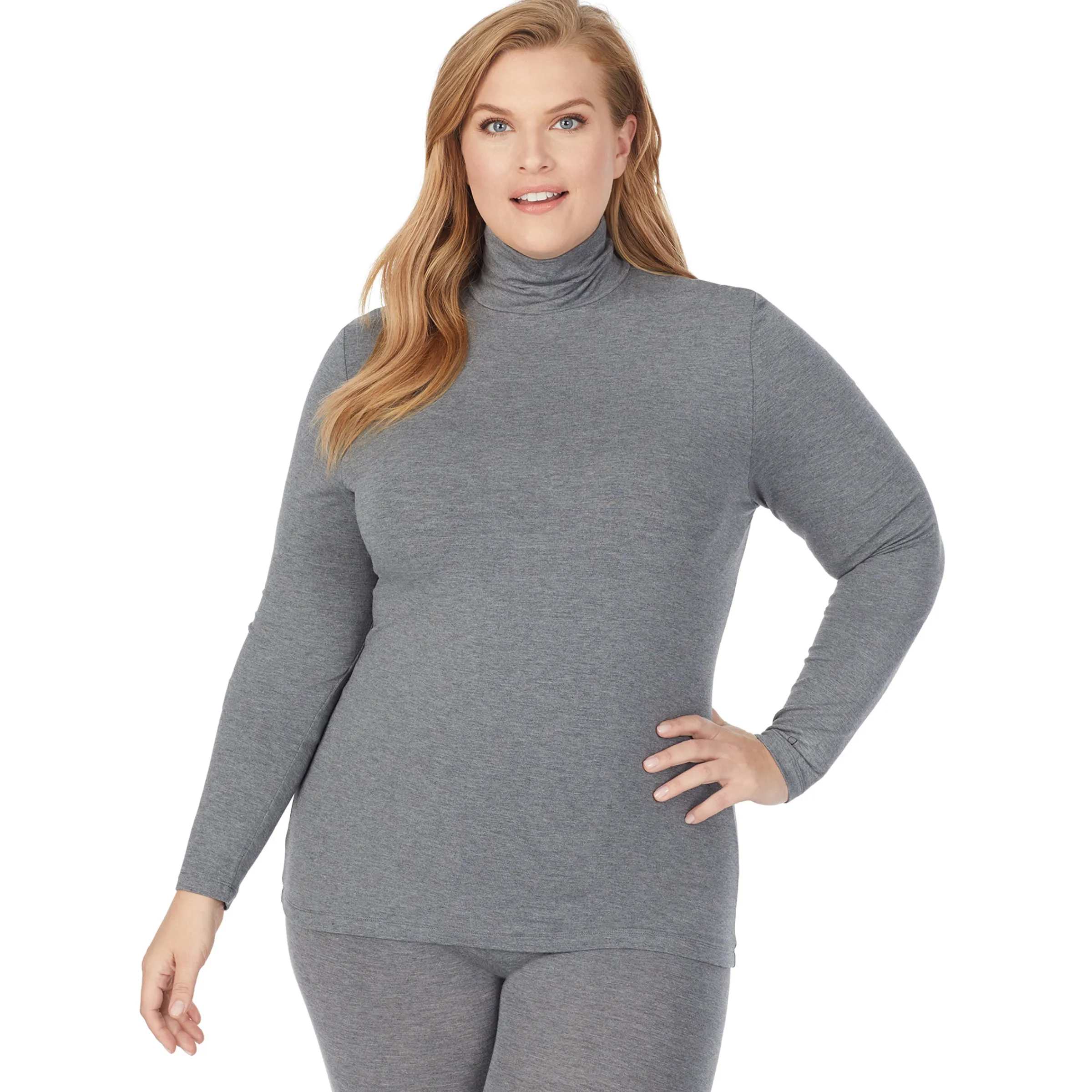 Best Softwear With Stretch Long Sleeve Turtleneck PLUS Women Plus Size|Long Sleeves