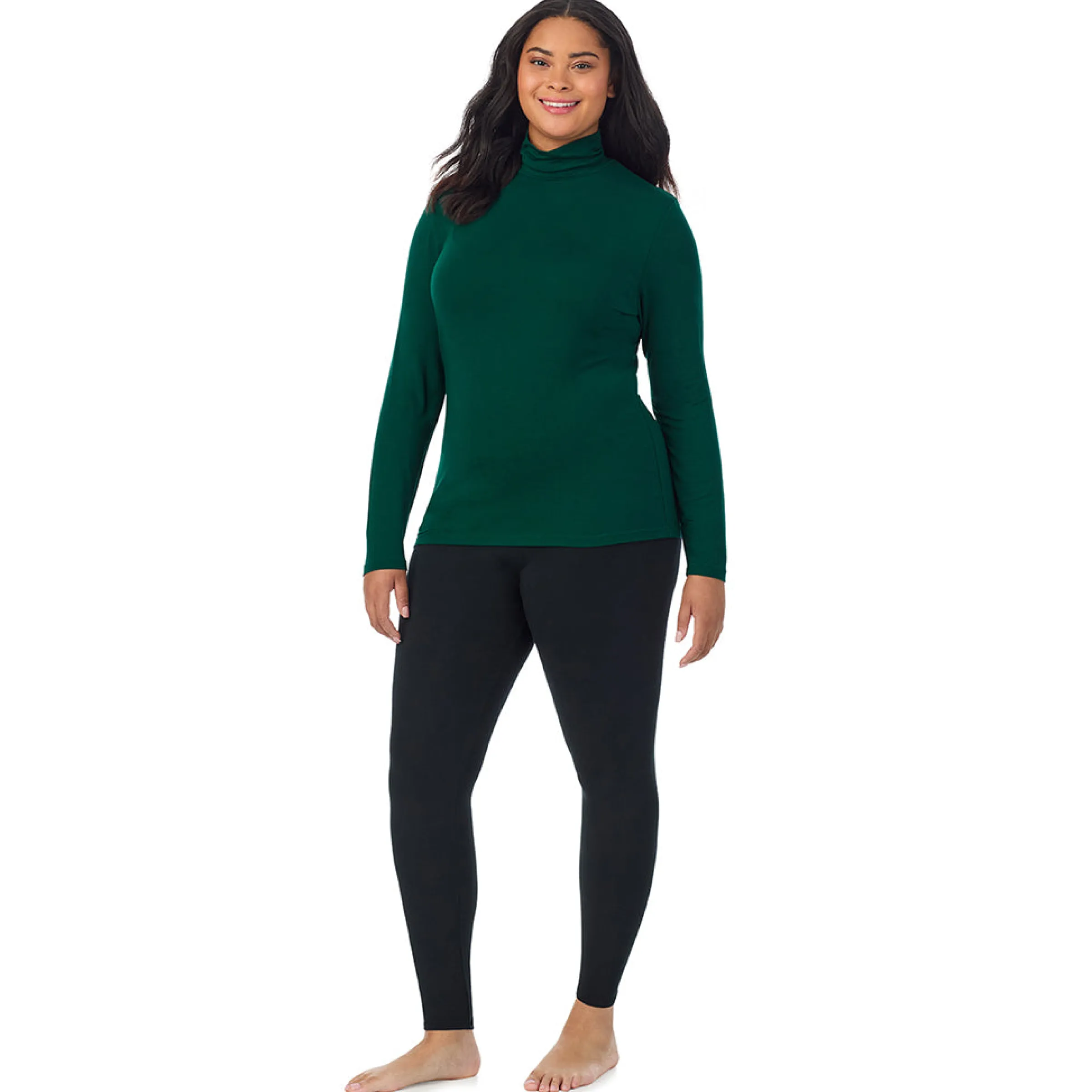 Best Softwear With Stretch Long Sleeve Turtleneck PLUS Women Plus Size|Long Sleeves