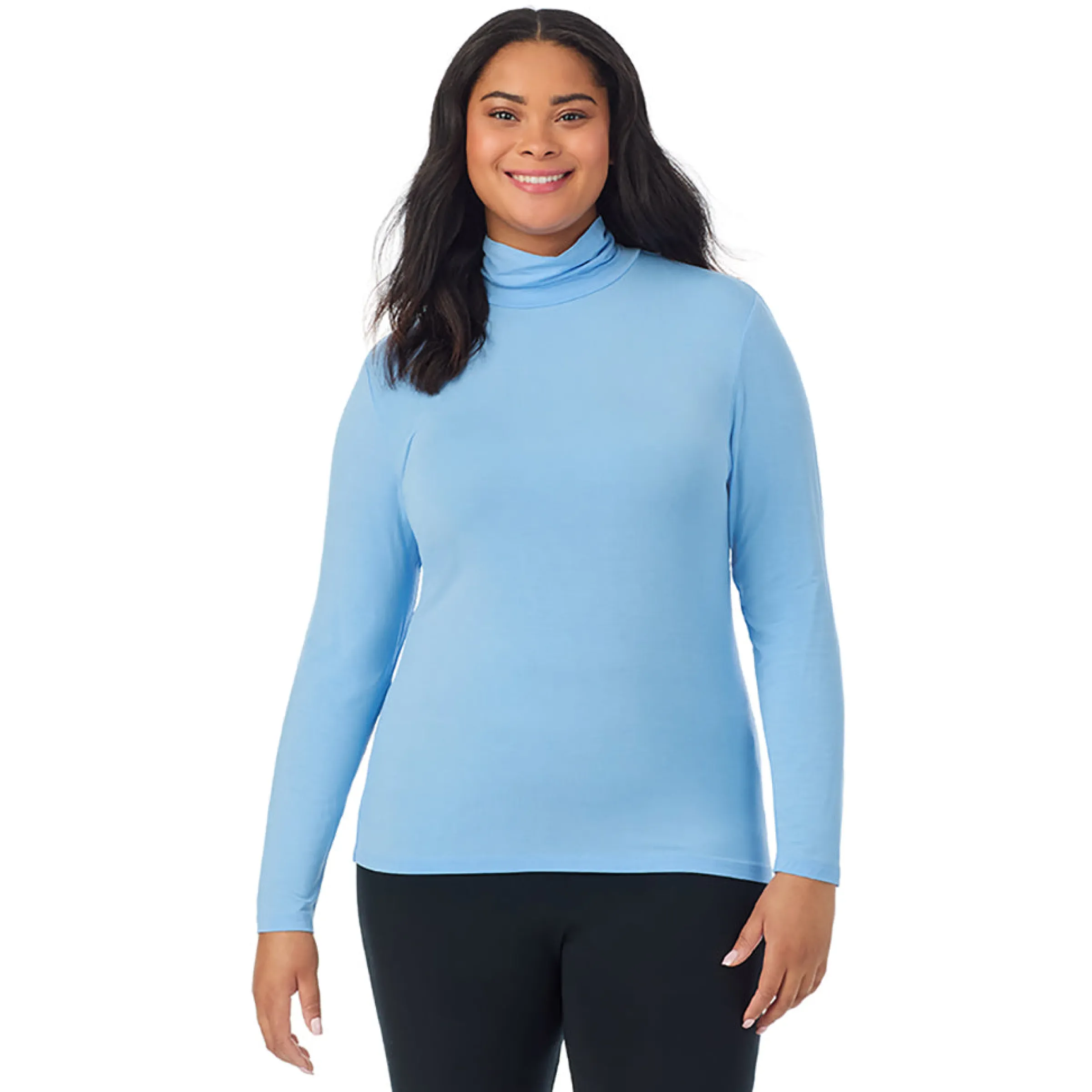 Best Softwear With Stretch Long Sleeve Turtleneck PLUS Women Plus Size|Long Sleeves