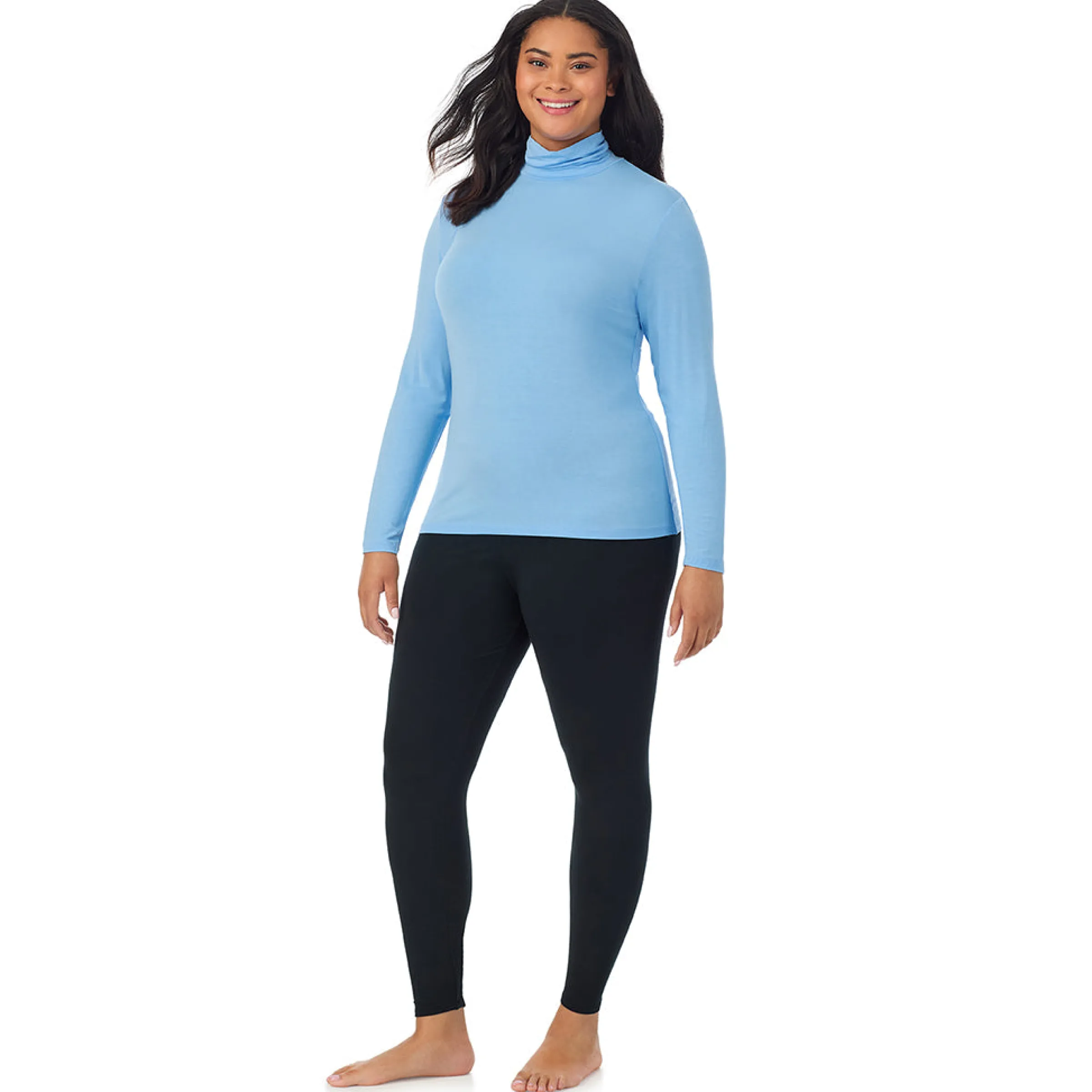 Best Softwear With Stretch Long Sleeve Turtleneck PLUS Women Plus Size|Long Sleeves
