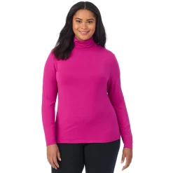 Best Softwear With Stretch Long Sleeve Turtleneck PLUS Women Plus Size|Long Sleeves