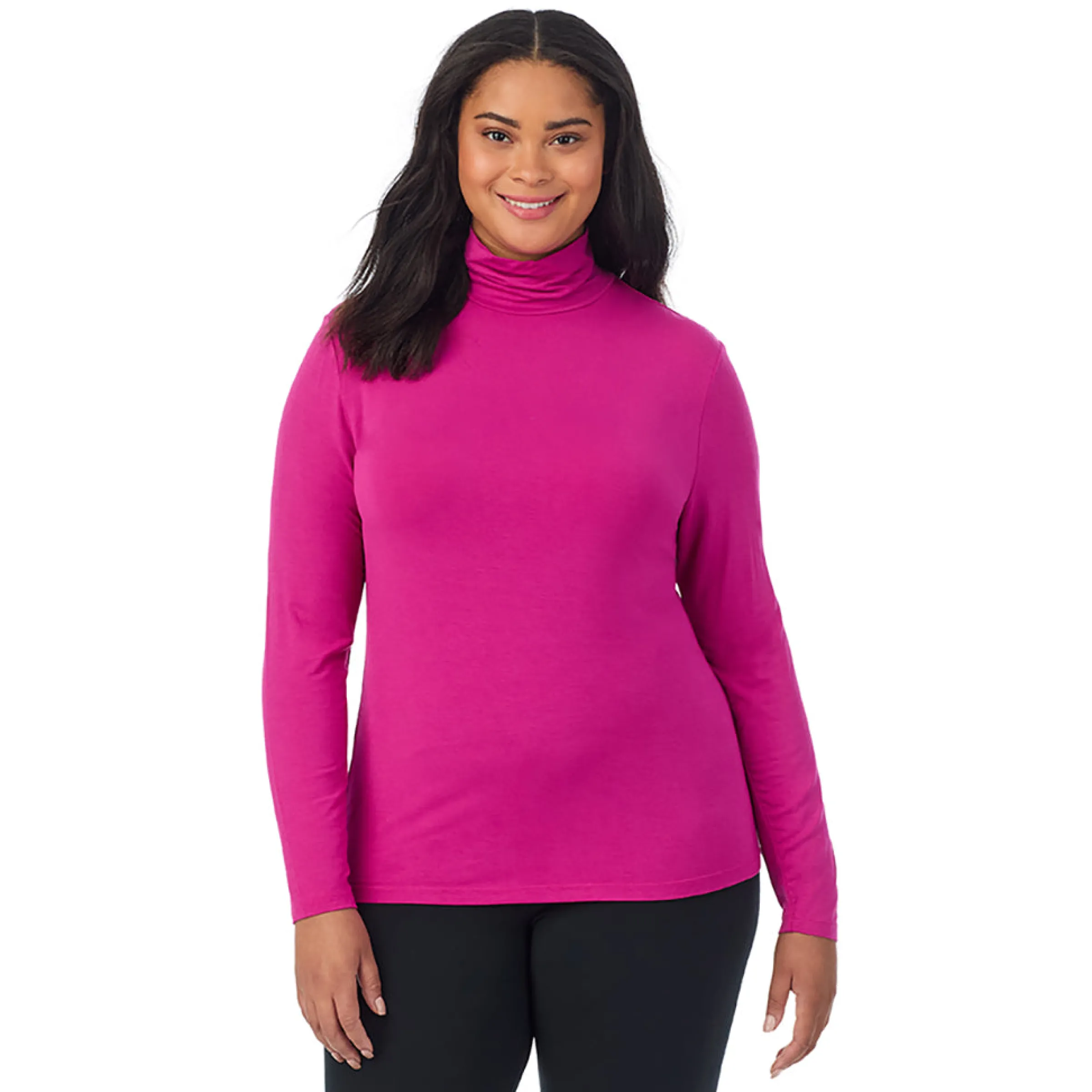 Best Softwear With Stretch Long Sleeve Turtleneck PLUS Women Plus Size|Long Sleeves