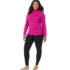 Best Softwear With Stretch Long Sleeve Turtleneck PLUS Women Plus Size|Long Sleeves