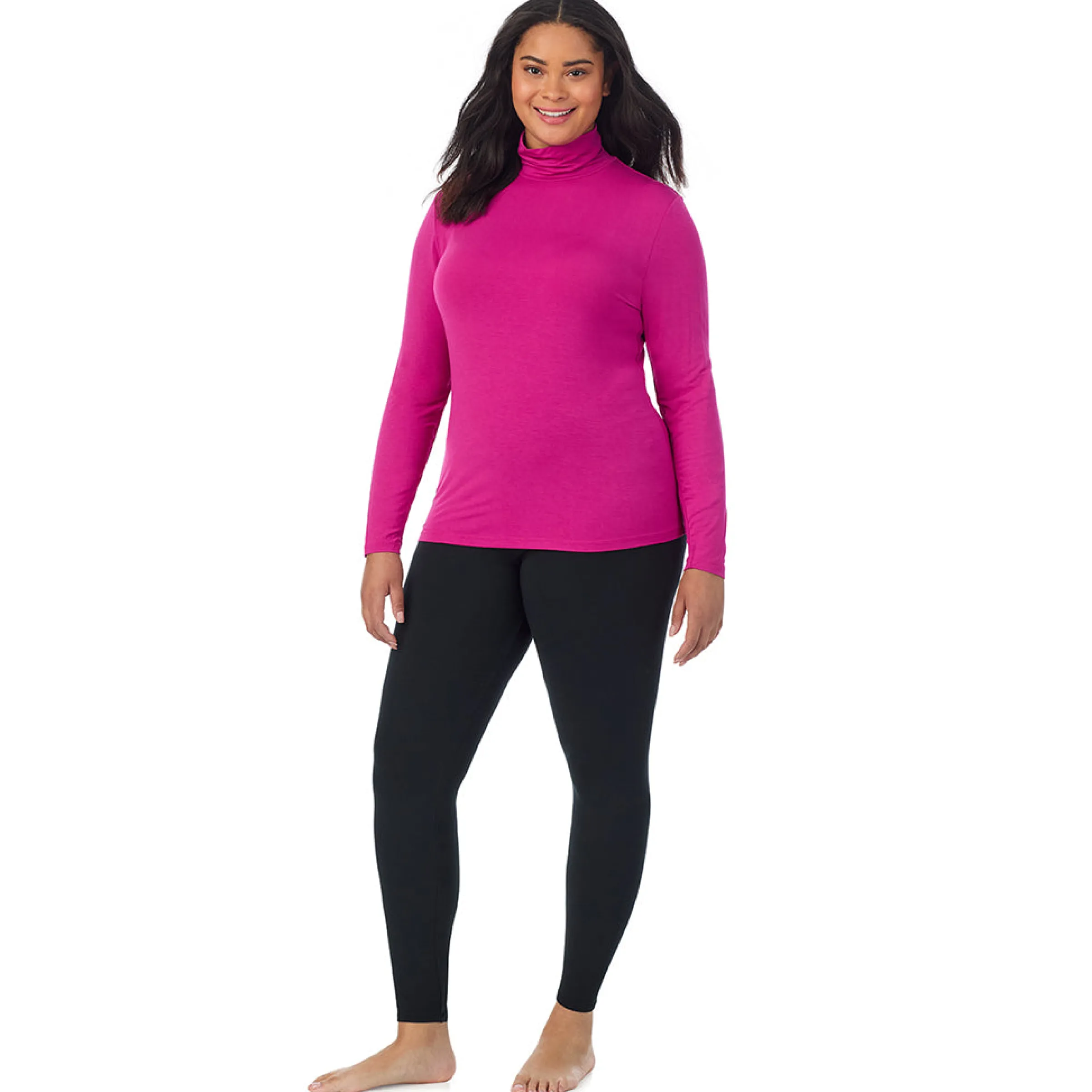 Best Softwear With Stretch Long Sleeve Turtleneck PLUS Women Plus Size|Long Sleeves
