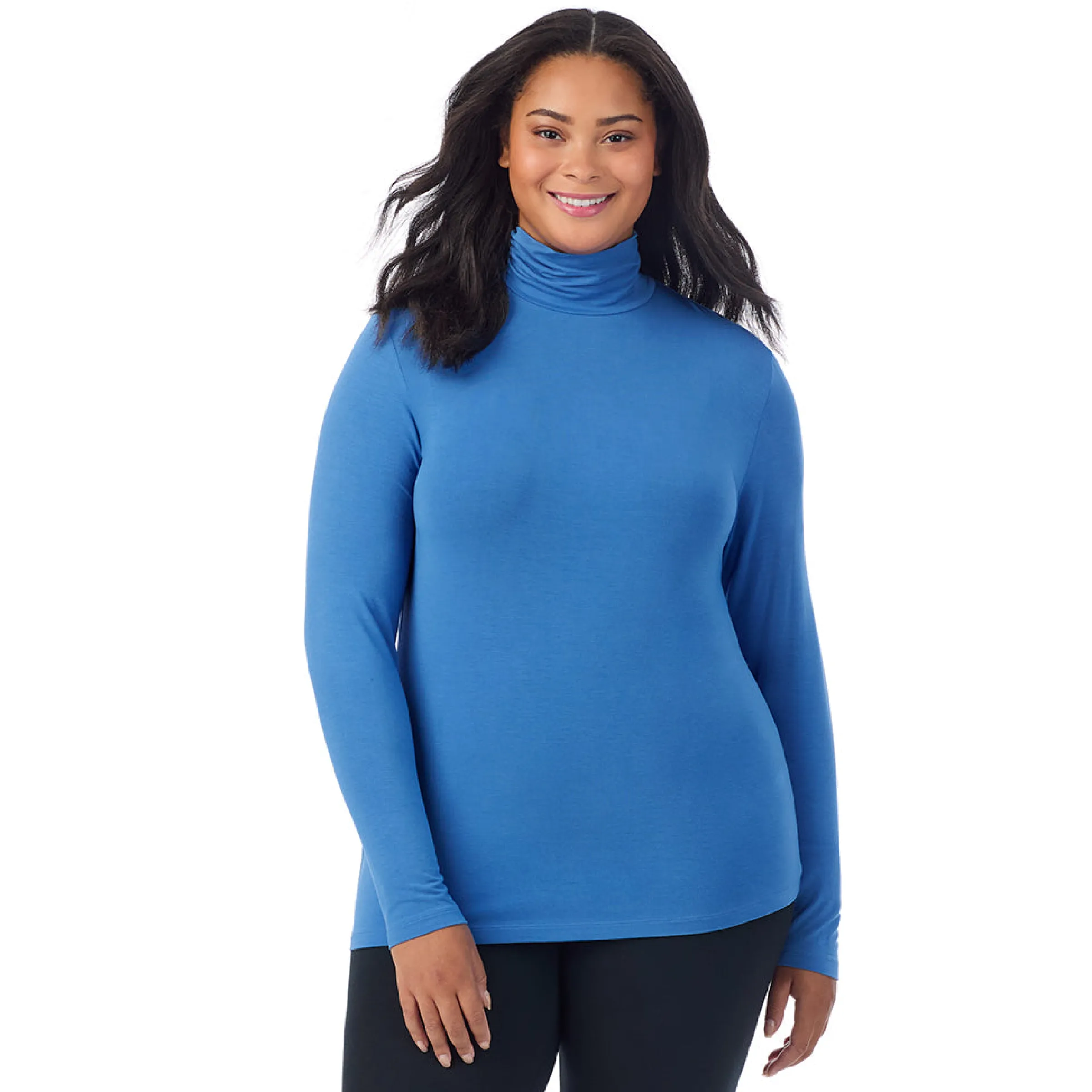 Best Softwear With Stretch Long Sleeve Turtleneck PLUS Women Plus Size|Long Sleeves