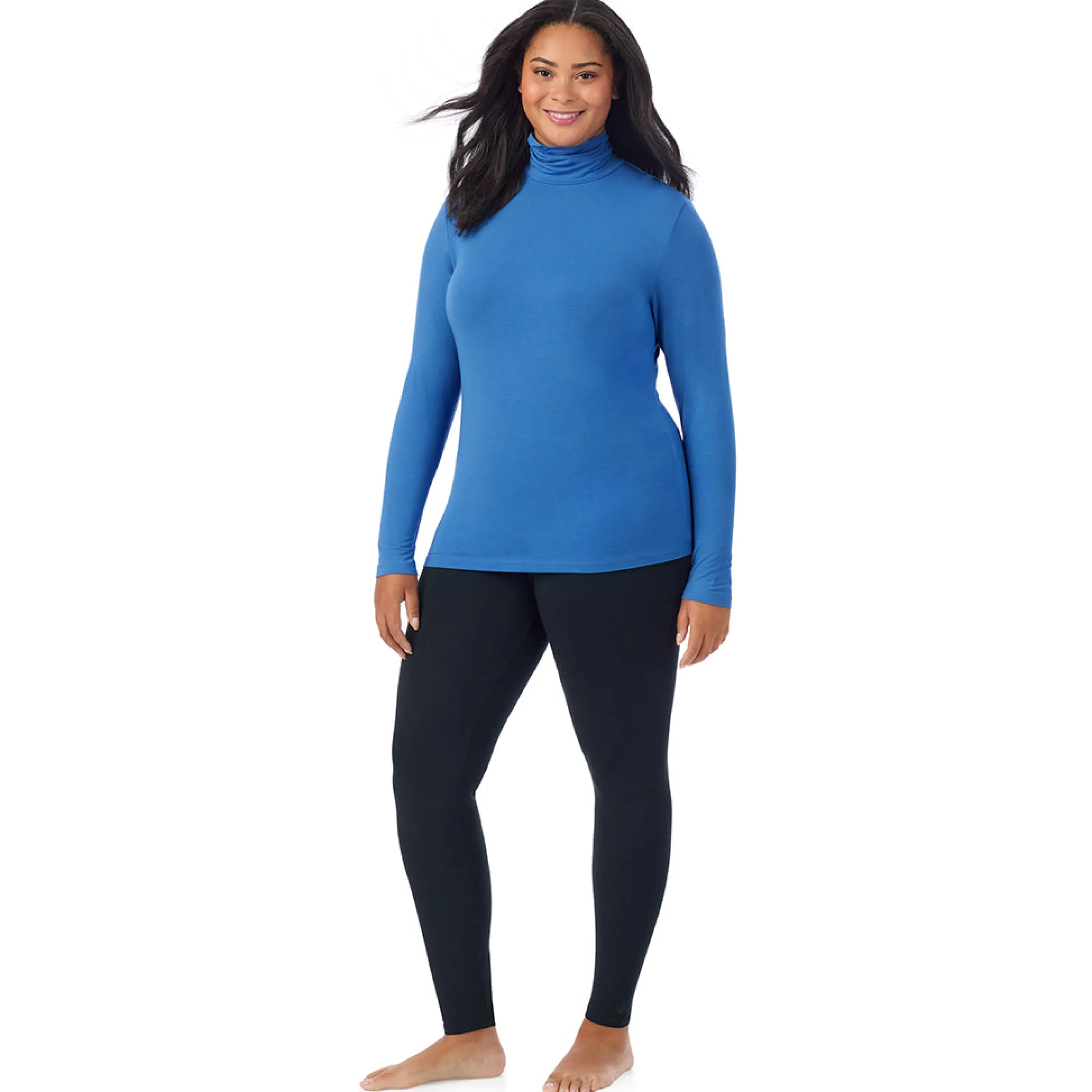 Best Softwear With Stretch Long Sleeve Turtleneck PLUS Women Plus Size|Long Sleeves