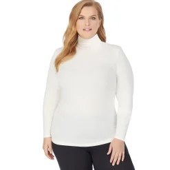 Best Softwear With Stretch Long Sleeve Turtleneck PLUS Women Plus Size|Long Sleeves