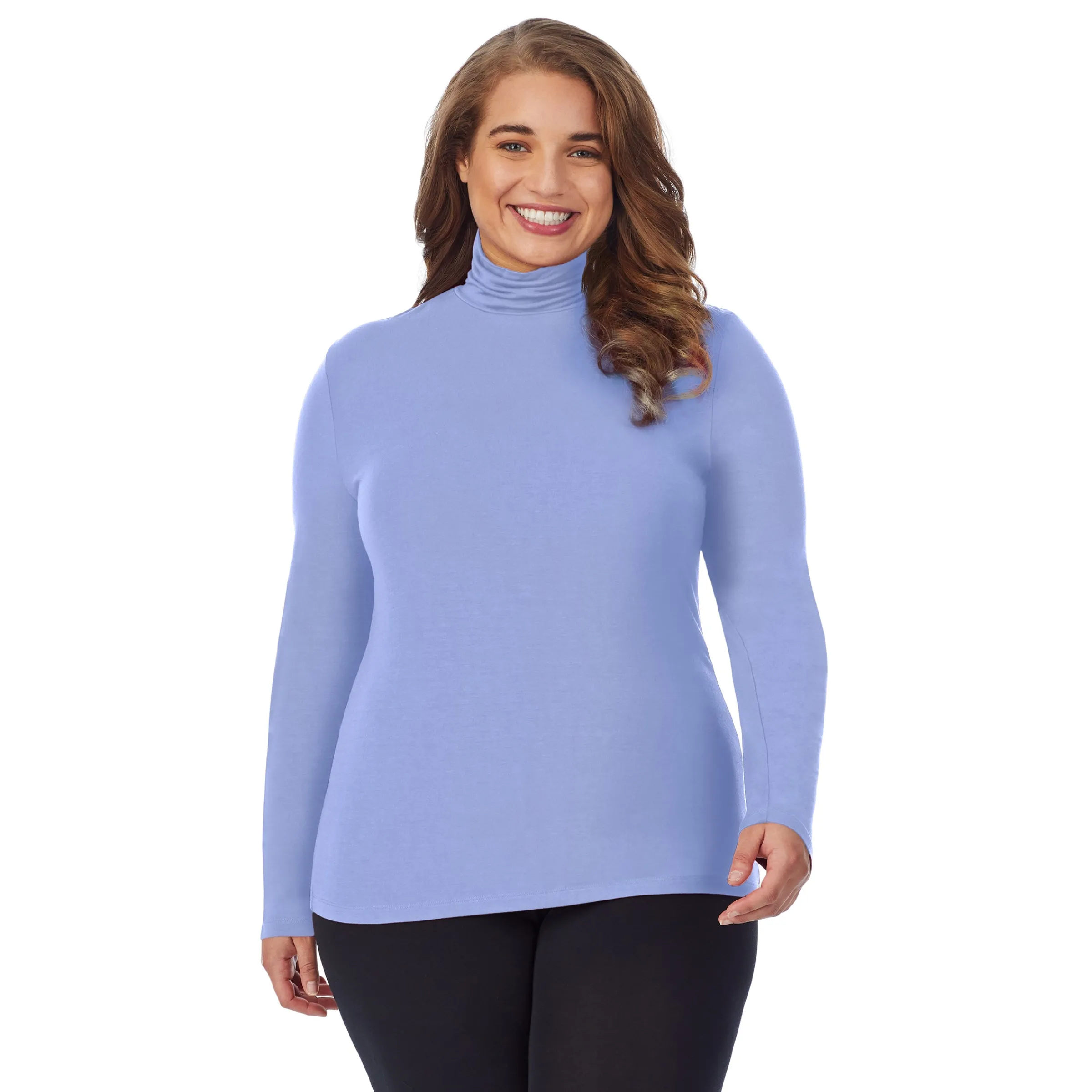Best Softwear With Stretch Long Sleeve Turtleneck PLUS Women Plus Size|Long Sleeves