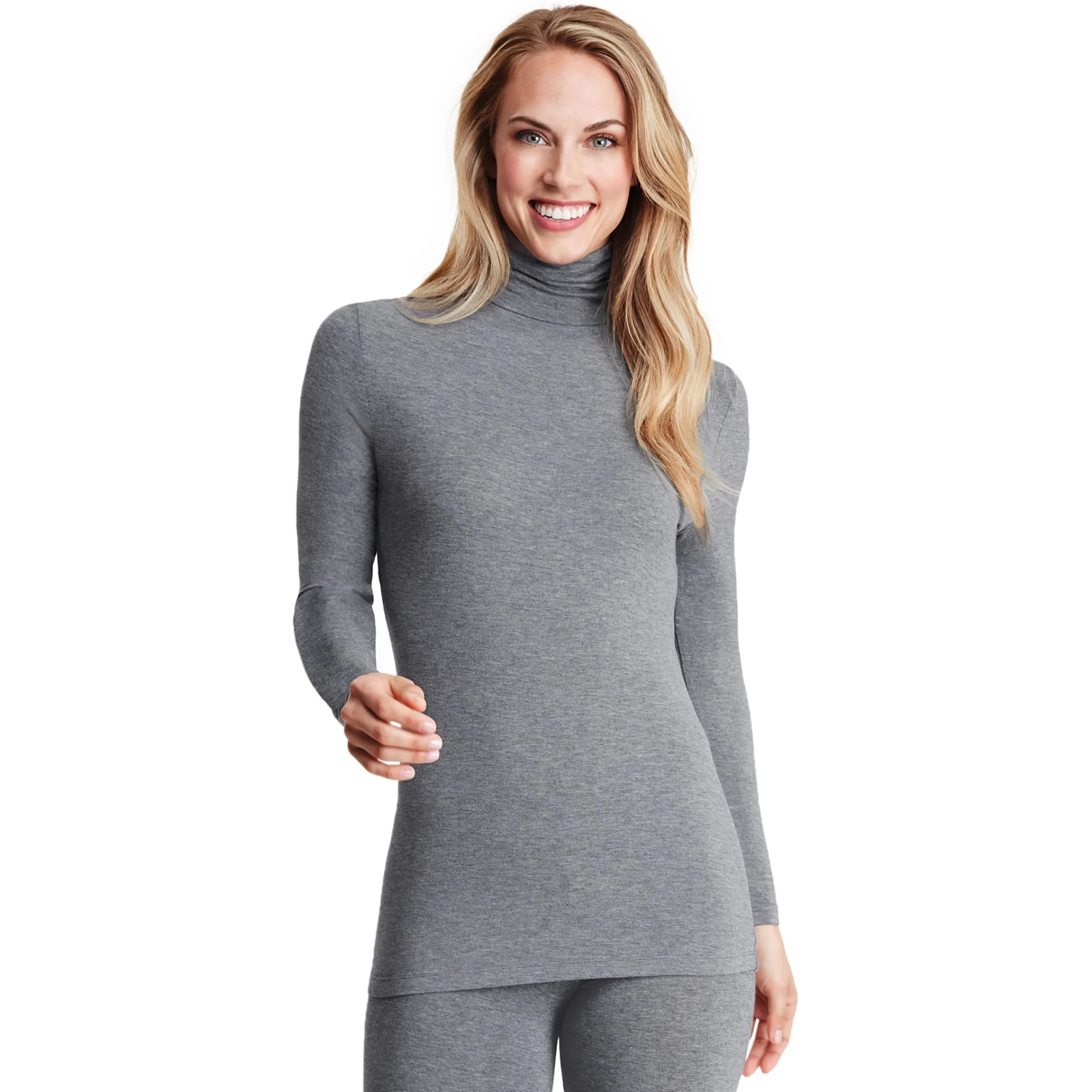 Outlet Softwear With Stretch Long Sleeve Turtleneck Women Long Sleeves