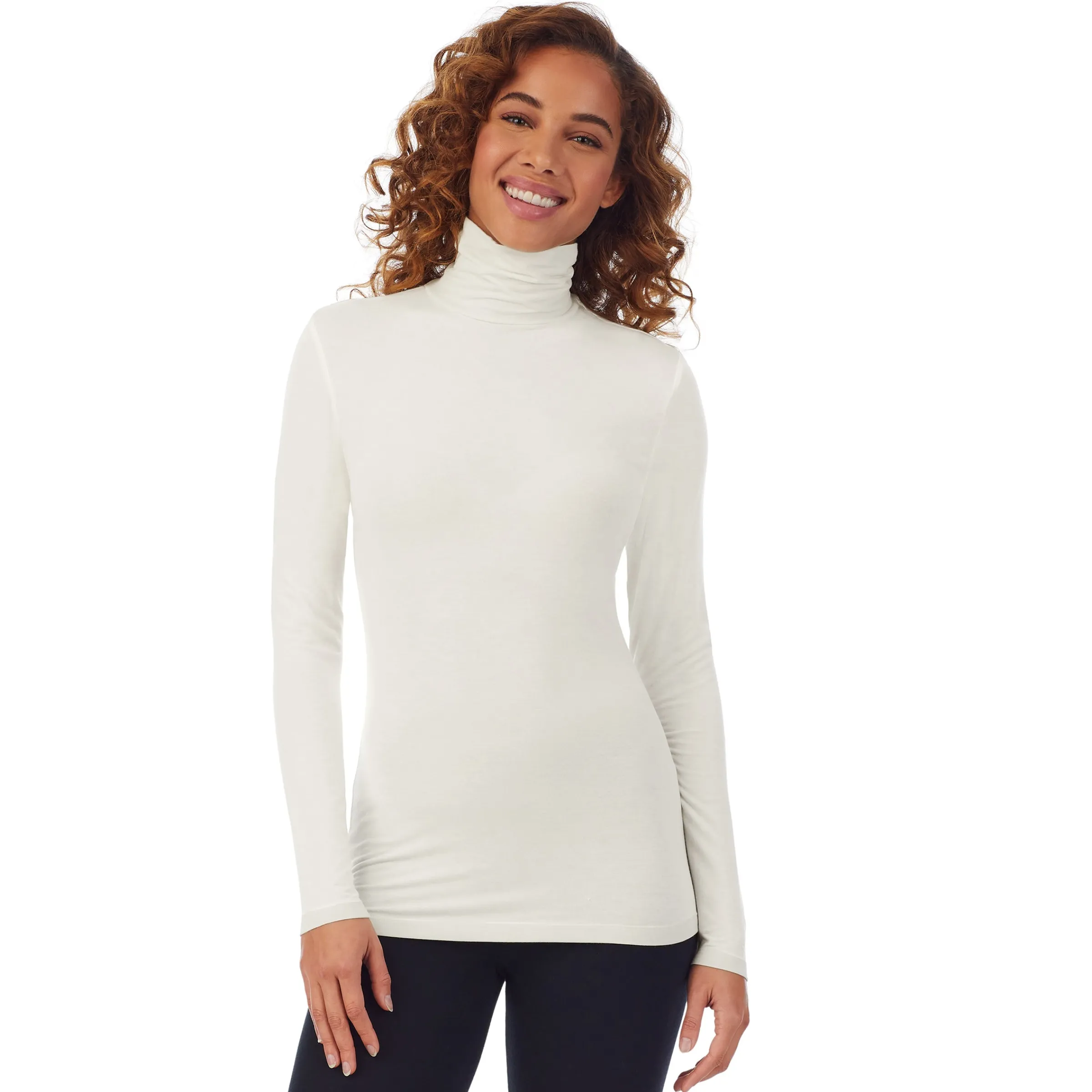 Outlet Softwear With Stretch Long Sleeve Turtleneck Women Long Sleeves