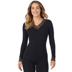 Discount Softwear With Stretch Long Sleeve V-Neck With Lace Women Long Sleeves
