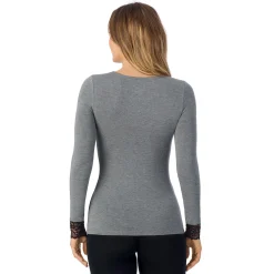 Discount Softwear With Stretch Long Sleeve V-Neck With Lace Women Long Sleeves