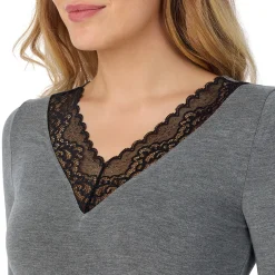 Discount Softwear With Stretch Long Sleeve V-Neck With Lace Women Long Sleeves