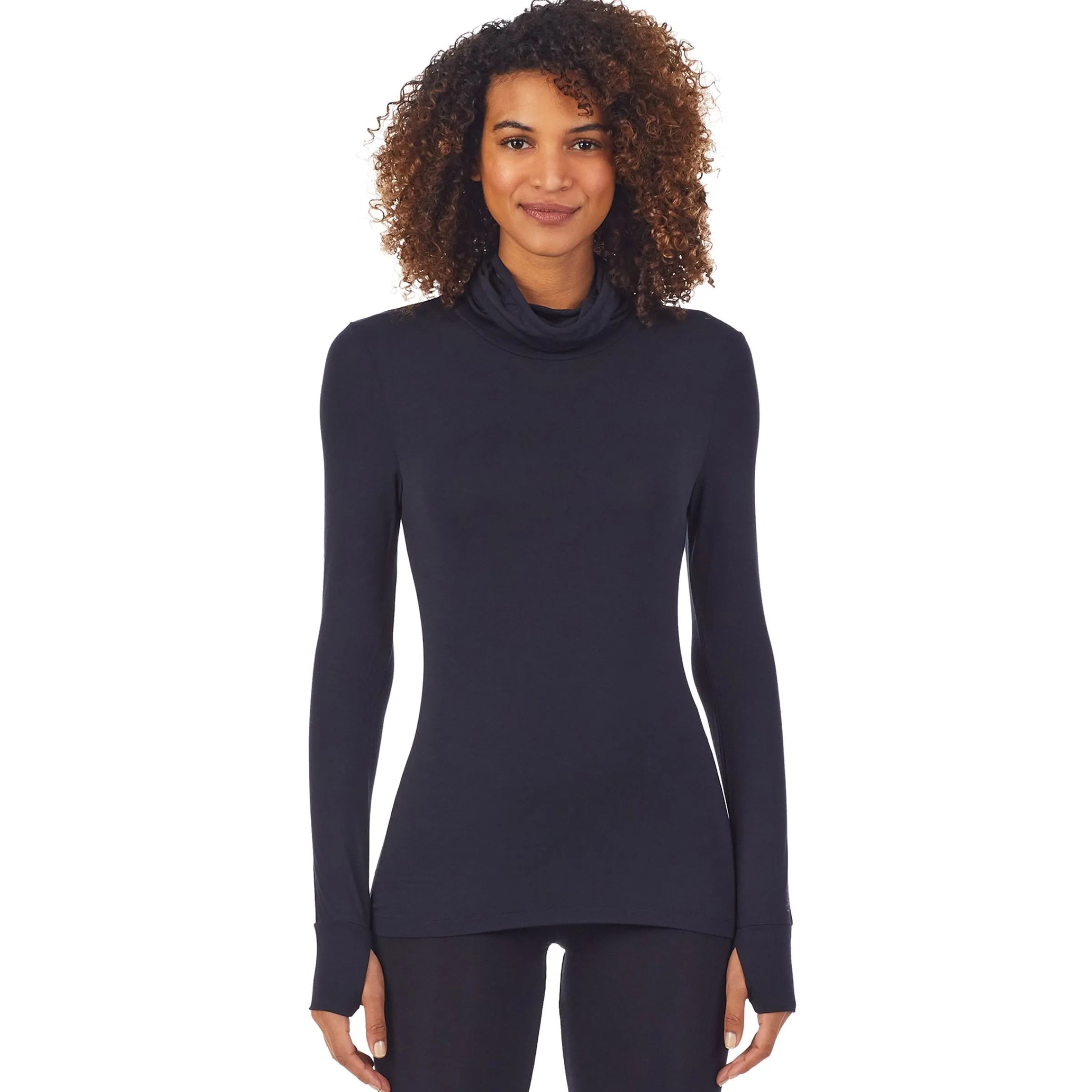 Outlet Softwear With Stretch Long Sleeve Convertible Cowl Women Long Sleeves