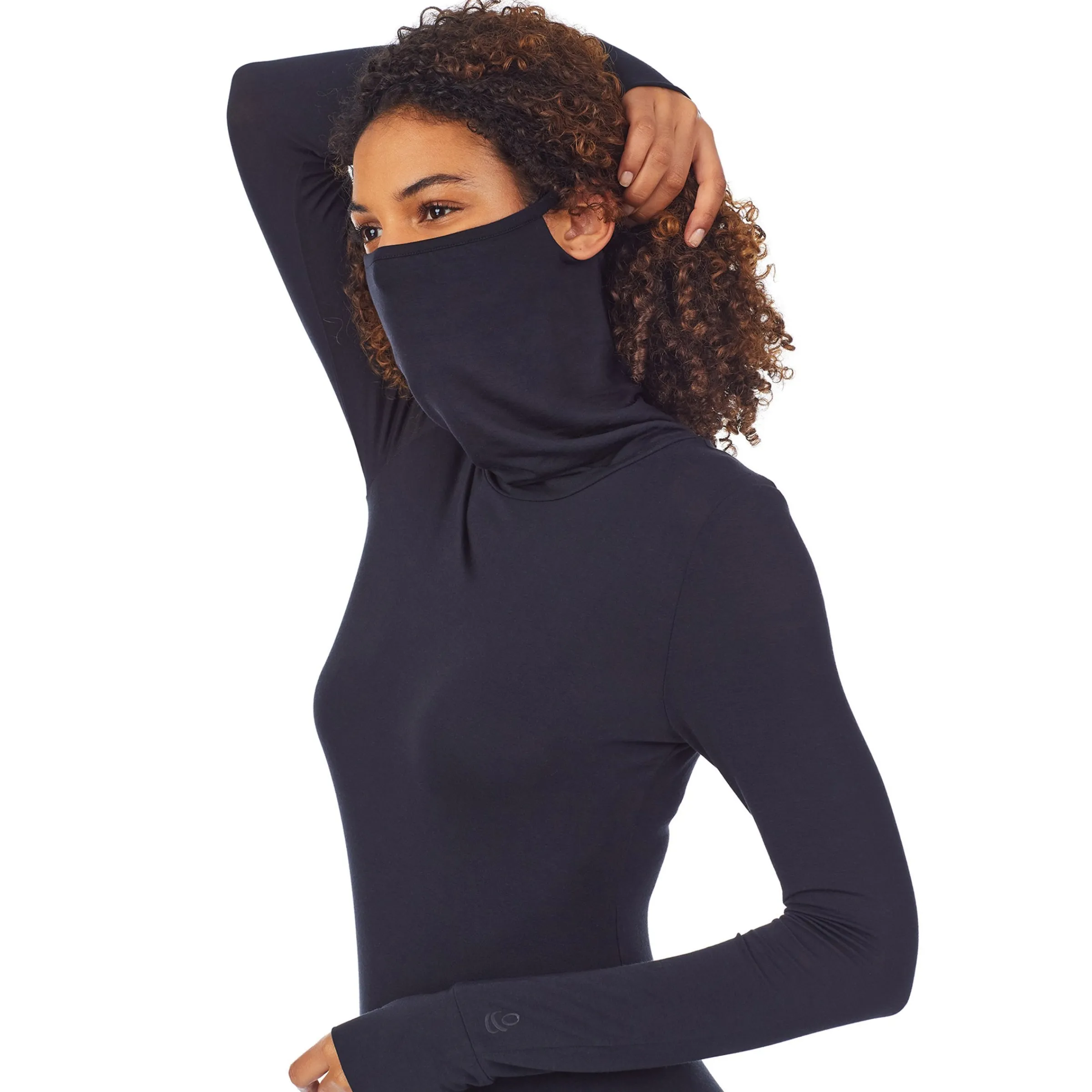 Outlet Softwear With Stretch Long Sleeve Convertible Cowl Women Long Sleeves