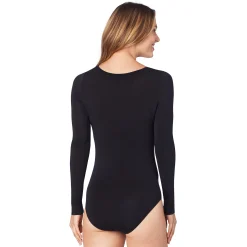Online Softwear With Stretch Long Sleeve Bodysuit Women Long Sleeves