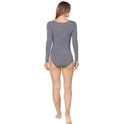 Online Softwear With Stretch Long Sleeve Bodysuit Women Long Sleeves