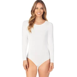 Online Softwear With Stretch Long Sleeve Bodysuit Women Long Sleeves