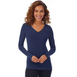 Outlet Softwear With Stretch Long Sleeve V-Neck PETITE Women Petite + Tall|Long Sleeves