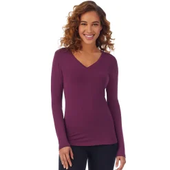 Outlet Softwear With Stretch Long Sleeve V-Neck PETITE Women Petite + Tall|Long Sleeves