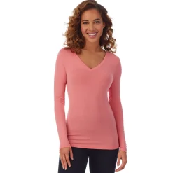 Outlet Softwear With Stretch Long Sleeve V-Neck PETITE Women Petite + Tall|Long Sleeves