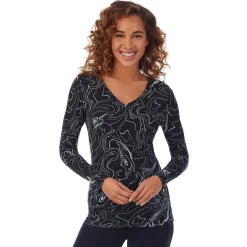 Outlet Softwear With Stretch Long Sleeve V-Neck PETITE Women Petite + Tall|Long Sleeves