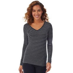 Outlet Softwear With Stretch Long Sleeve V-Neck PETITE Women Petite + Tall|Long Sleeves
