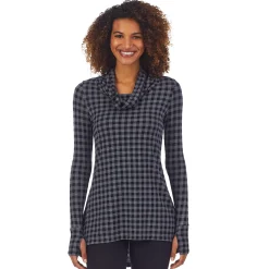 Hot Softwear With Stretch Long Sleeve Cowl Tunic Women Long Sleeves