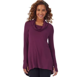Hot Softwear With Stretch Long Sleeve Cowl Tunic Women Long Sleeves