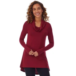 Hot Softwear With Stretch Long Sleeve Cowl Tunic Women Long Sleeves