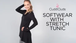 Hot Softwear With Stretch Long Sleeve Cowl Tunic Women Long Sleeves