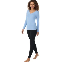 Hot Softwear With Stretch Long Sleeve V-Neck Women Long Sleeves