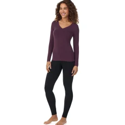 Hot Softwear With Stretch Long Sleeve V-Neck Women Long Sleeves