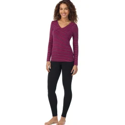 Hot Softwear With Stretch Long Sleeve V-Neck Women Long Sleeves