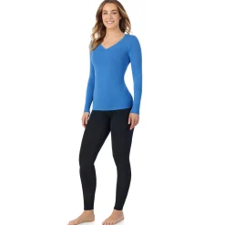 Hot Softwear With Stretch Long Sleeve V-Neck Women Long Sleeves
