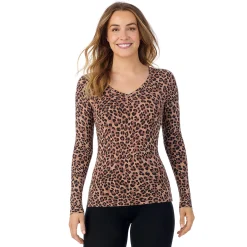 Hot Softwear With Stretch Long Sleeve V-Neck Women Long Sleeves