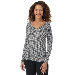 Hot Softwear With Stretch Long Sleeve V-Neck Women Long Sleeves