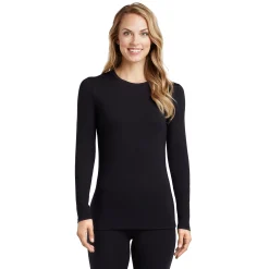 New Softwear With Stretch Long Sleeve Crew PETITE Women Petite + Tall|Long Sleeves